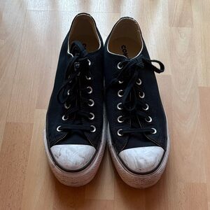 Converse Black and White Canvas Sneakers